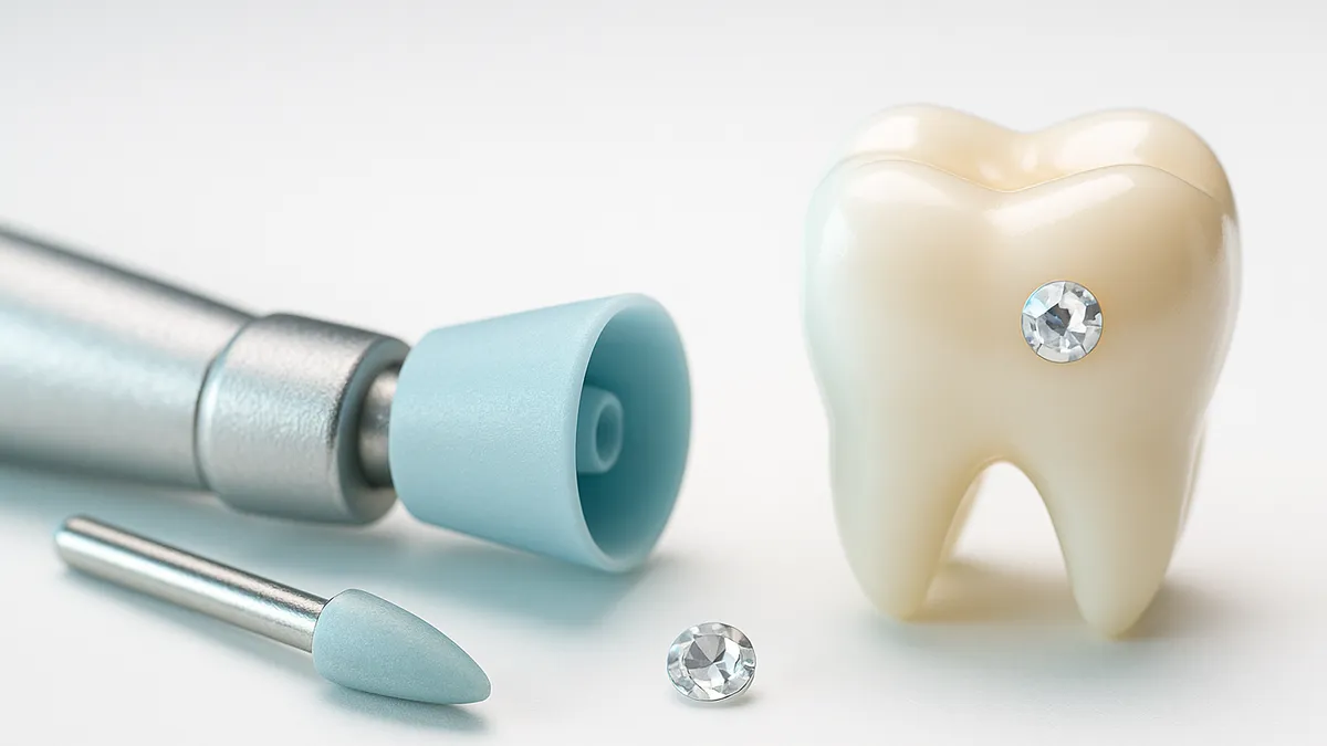 cómo se quita una gema dental sin dejar marca en el esmalte