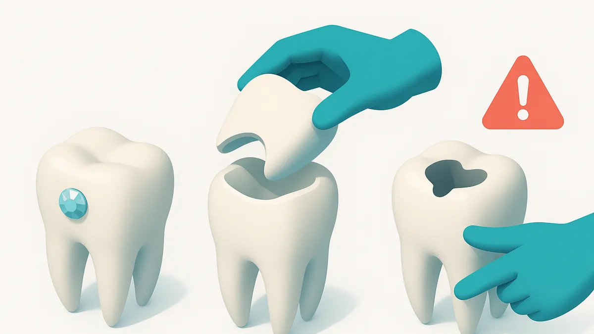 tipos de joyería dental: gemas adheridas, grillz e incrustaciones