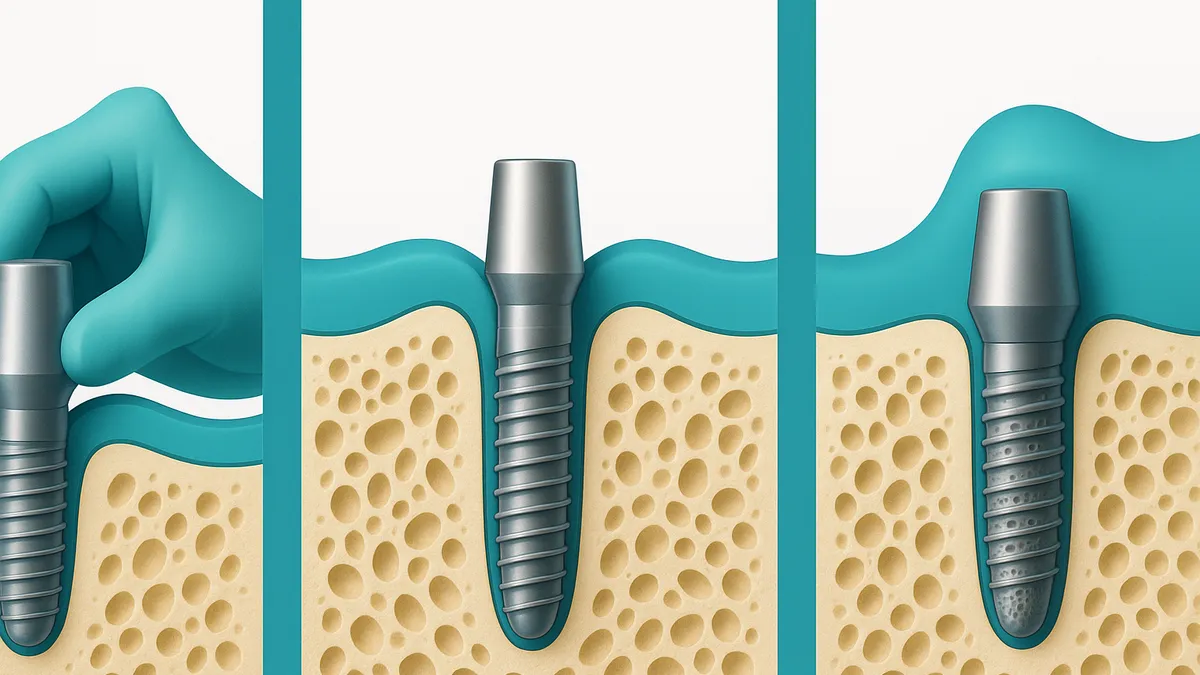 osteointegración: cómo el implante se integra al hueso