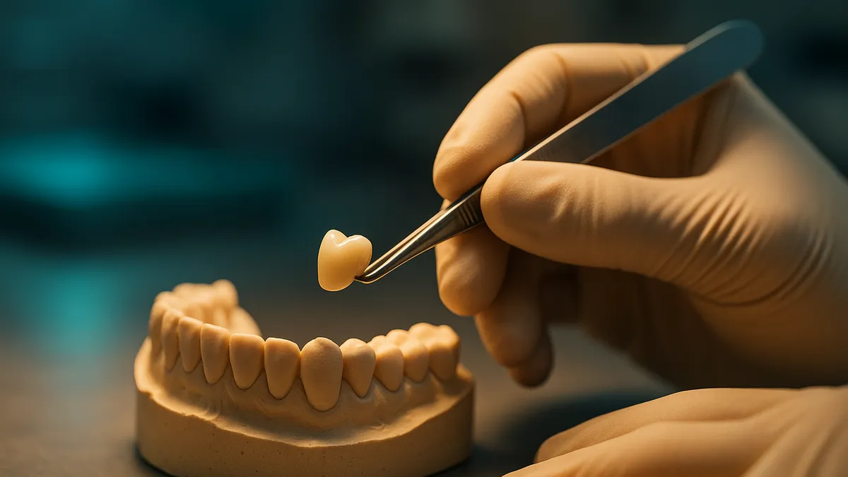 proceso de una corona dental paso a paso
