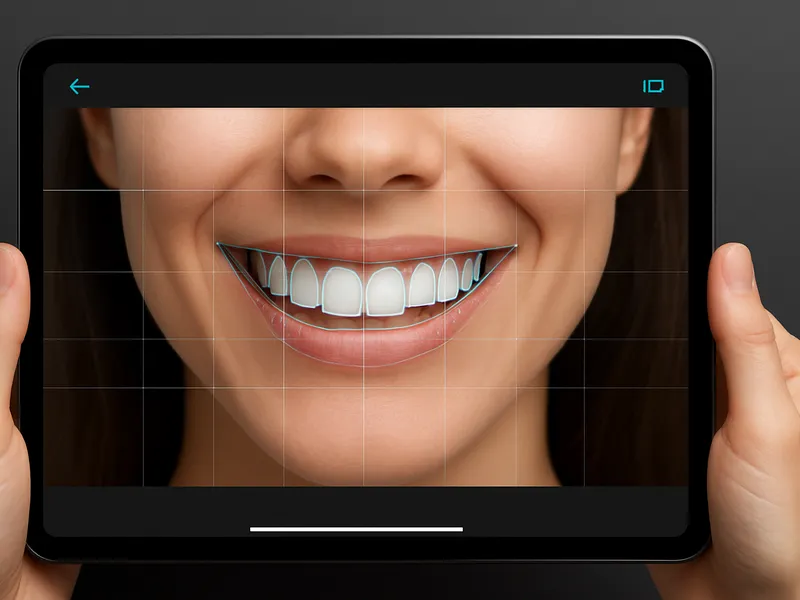 simulación digital de sonrisa