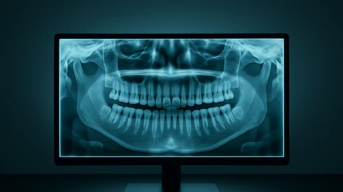 radiografía panorámica para valorar muelas del juicio
